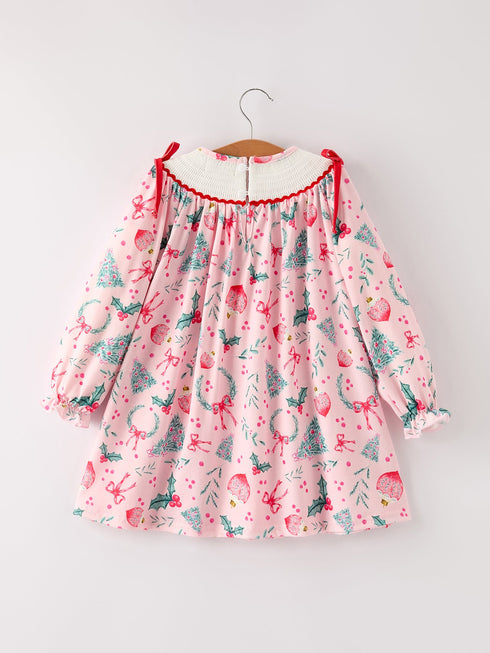 winter-christmas-smocking-embroidery-colorful-girls-dress Rylee Faith Designs - Sophia's Style-2